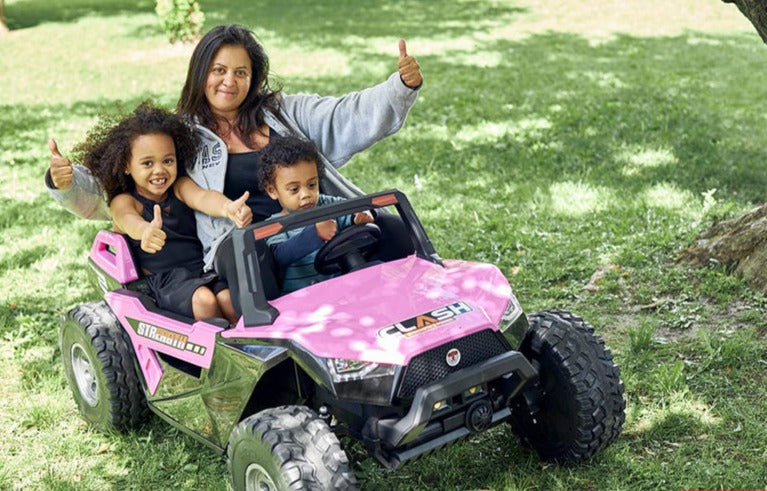 24v Dune Buggy 2 Seater Off-Road UTV Electric Motorized Kids' Ride-on Car Parental Remote Control Perfect Gift Limited Edition Black - Kids On Wheelz - Kids On Wheelz