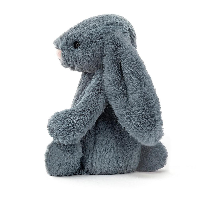 Jellycat Bashful Dusky Blue Bunny Medium - H12" X W5" - Voltz Toys