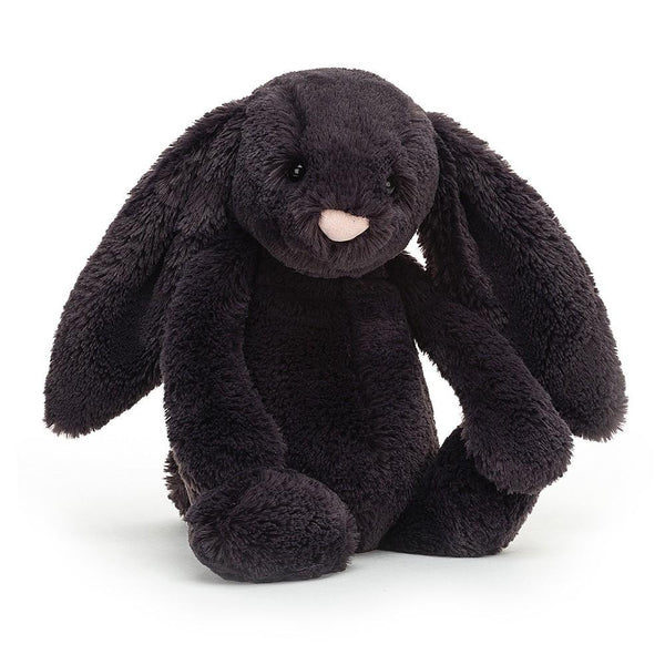 Jellycat Bashful Inky Bunny Medium - H12" X W5" - Voltz Toys
