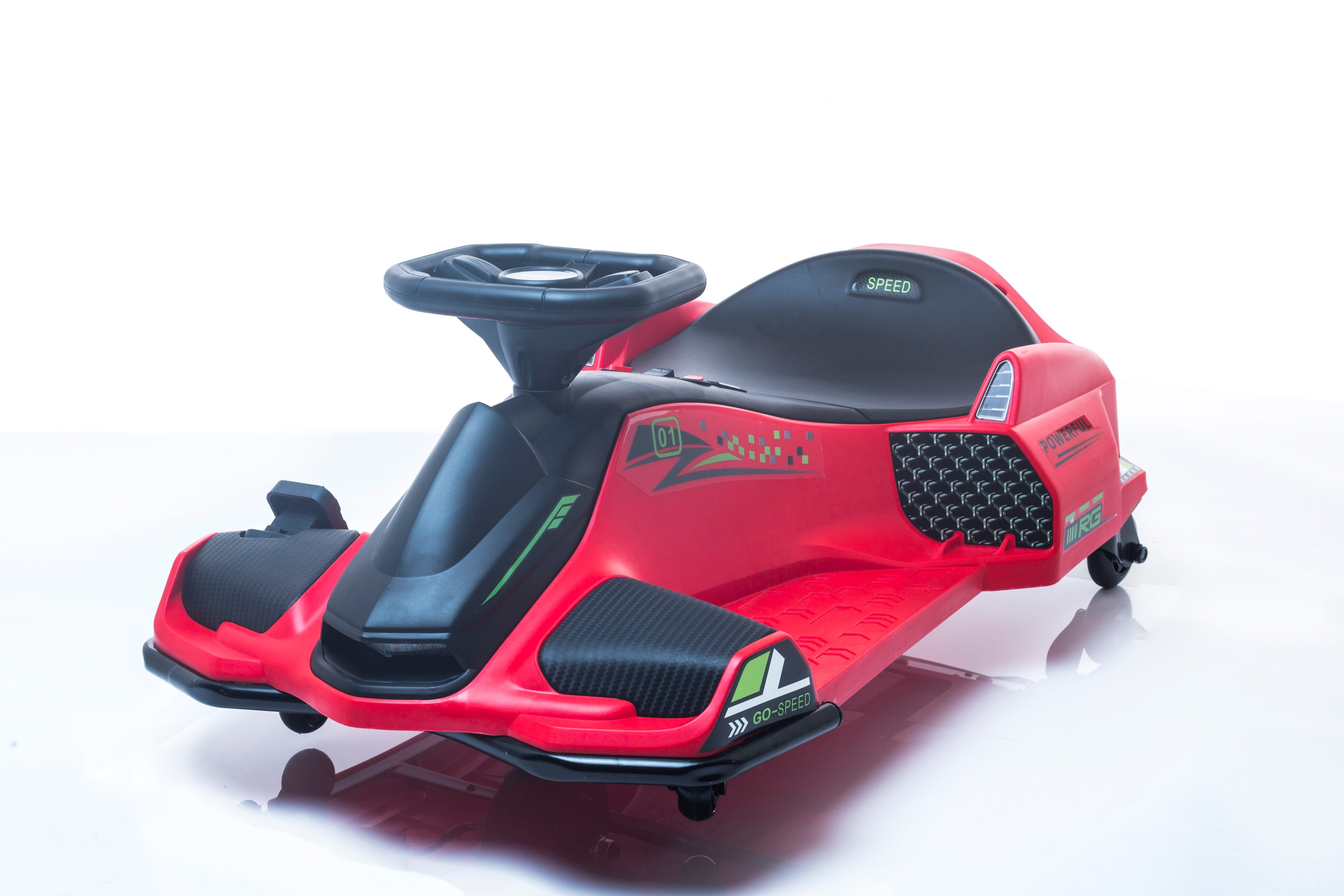 Kid Action Speed Racer Brushless High-Speed GoKart, ThunderDrift™ Outdoor Racer Drifter with ...