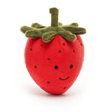 Jellycat Fabulous Fruit Strawberry ONE SIZE - H3" X W3"