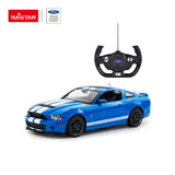 RC Car 1/4 Officially Licensed Scale Ford Shelby GT500 Blue - Kids On Wheelz