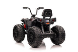 Kids Ride On Atv 24V 4x4 ATV todoterreno con neumáticos Monster, suspensión independiente, luces realistas y asiento de cuero - Kids On Wheelz