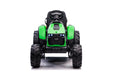 Tracteur de ferme électrique 12 V pour enfants avec benne basculante et pelle/pelle en option - Kids On Wheelz