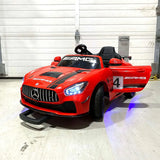 Mercedes-Benz AMG GT4 6V/12V Electric Motorized Ride On Car with Parental Remote Control (OPEN BOX) - Voltz Toys - Voltz Toys