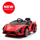 Lamborghini SIAN 12V Electric Ride On Car for Kids with Remote Control, Voltz Toys