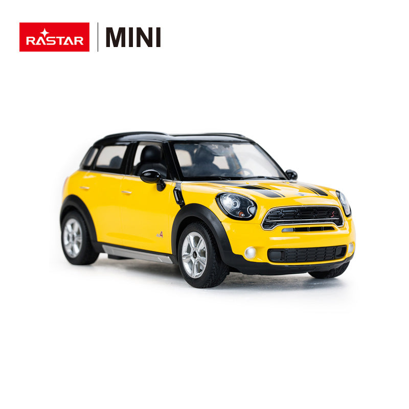 RC Car 1/4 Officially Licensed Scale Mini Countryman Yellow - Kids On Wheelz