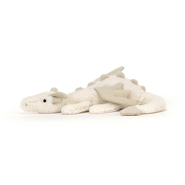 Jellycat Snow Dragon Medium - H5" X W20" - Voltz Toys