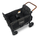 W4 Luxe Multifunctional Baby Stroller Wagon (4 Seater) Volcanic Black-WonderFold