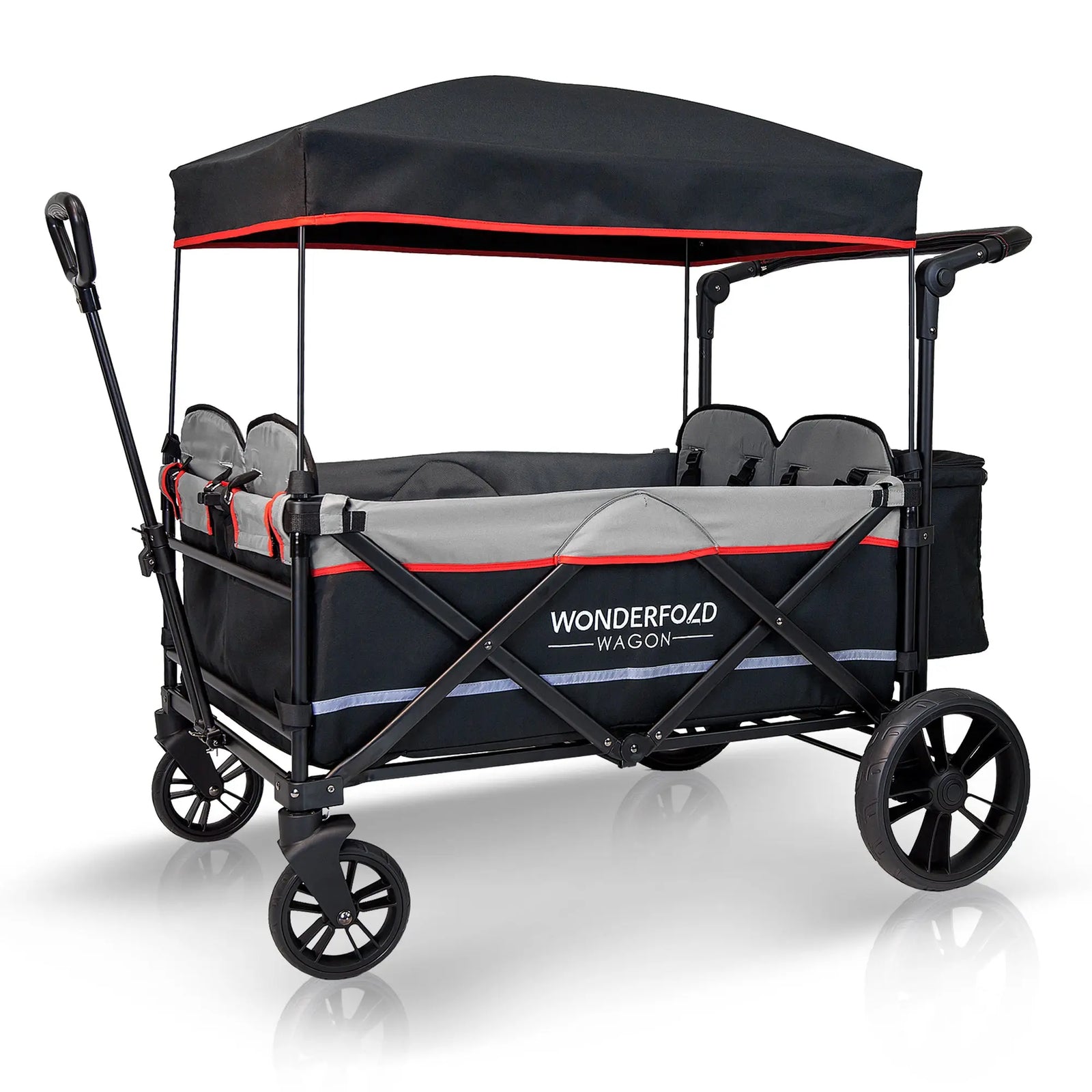 WonderFold X4 Quad Stroller Wagon - 4 Seater – Kids On Wheelz