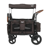 Keenz XC+ Plus 4 Person Luxury Push Pull Stroller Wagon w/Mesh Canopy & Sides, Charcoal