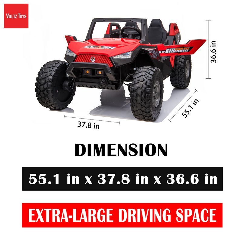 24v Dune Buggy 2 Seater Off-Road UTV Electric Motorized Kids' Ride-on Car Parental Remote Control Perfect Gift SpiderMan Edition- Kids On Wheelz - Kids On Wheelz
