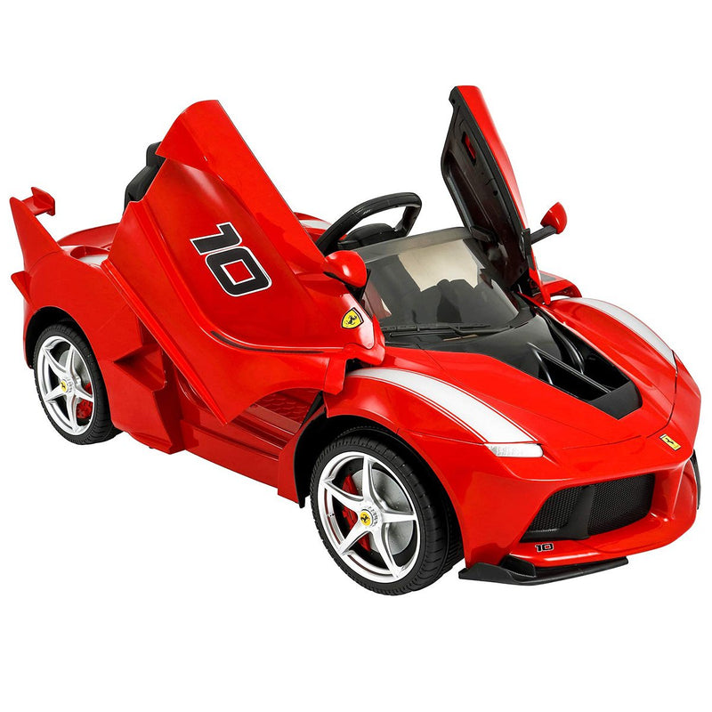 ferrari laferrari 12v electric motorized ride on car for kids with parental remote control voltz toys ride on ride on car toys for kids