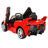 ferrari laferrari 12v electric motorized ride on car for kids with parental remote control voltz toys ride on ride on car toys for kids