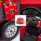 Fire Truck 12V Electric Motorized Ride-On Vehicle for Kids with Parental Remote Control (firetruck), Voltz Toys