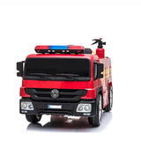 Fire Truck 12V Electric Motorized Ride-On Vehicle for Kids with Parental Remote Control (firetruck), Voltz Toys