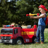 Fire Truck 12V Electric Motorized Ride-On Vehicle for Kids with Parental Remote Control (firetruck), Voltz Toys