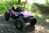 RIDE ON 24V 2 SEATER DUNE BUGGY KIDS - HOT PINK -Open Box - - Kids On Wheelz