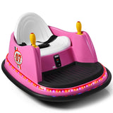 6V Kids Ride On Bumper Car 360-Grade Spin Race Toy con control remoto-Costway- 