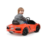 Lamborghini Aventador 12V Electric Motorized Ride-On Car for Kids with Parental Remote Control, Voltz Toys