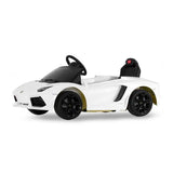 Lamborghini Aventador 12V Electric Motorized Ride-On Car for Kids with Parental Remote Control, Voltz Toys