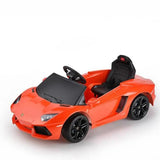 Lamborghini Aventador 12V Electric Motorized Ride-On Car for Kids with Parental Remote Control, Voltz Toys