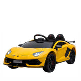Lamborghini SV J 12V Electric Motorized Ride-On Car for Kids with Parental Remote Control, Voltz Toys