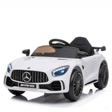 Mercedes-Benz AMG GT R 12V Electric Motorized Ride On Truck for Kids with Parental Remote Control - [White], Voltz Toys