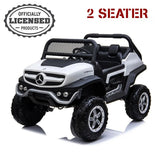 Mercedes-Benz Unimog 2 Seater 12V Electric Ride On Car for Kids with Parental Remote Control, Voltz Toys