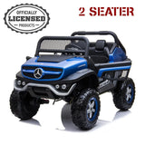 Mercedes-Benz Unimog 2 Seater 12V Electric Ride On Car for Kids with Parental Remote Control, Voltz Toys
