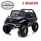 Mercedes-Benz Unimog 2 Seater 12V Electric Ride On Car for Kids with Parental Remote Control, Voltz Toys