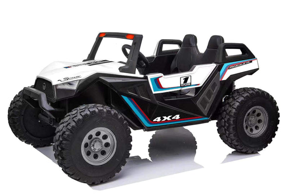 24v Dune Buggy 2 Seater Off-Road UTV Electric Motorized Kids' Ride-on Car Parental Remote Control Perfect Gift Limited Edition White- Kids On Wheelz - Kids On Wheelz