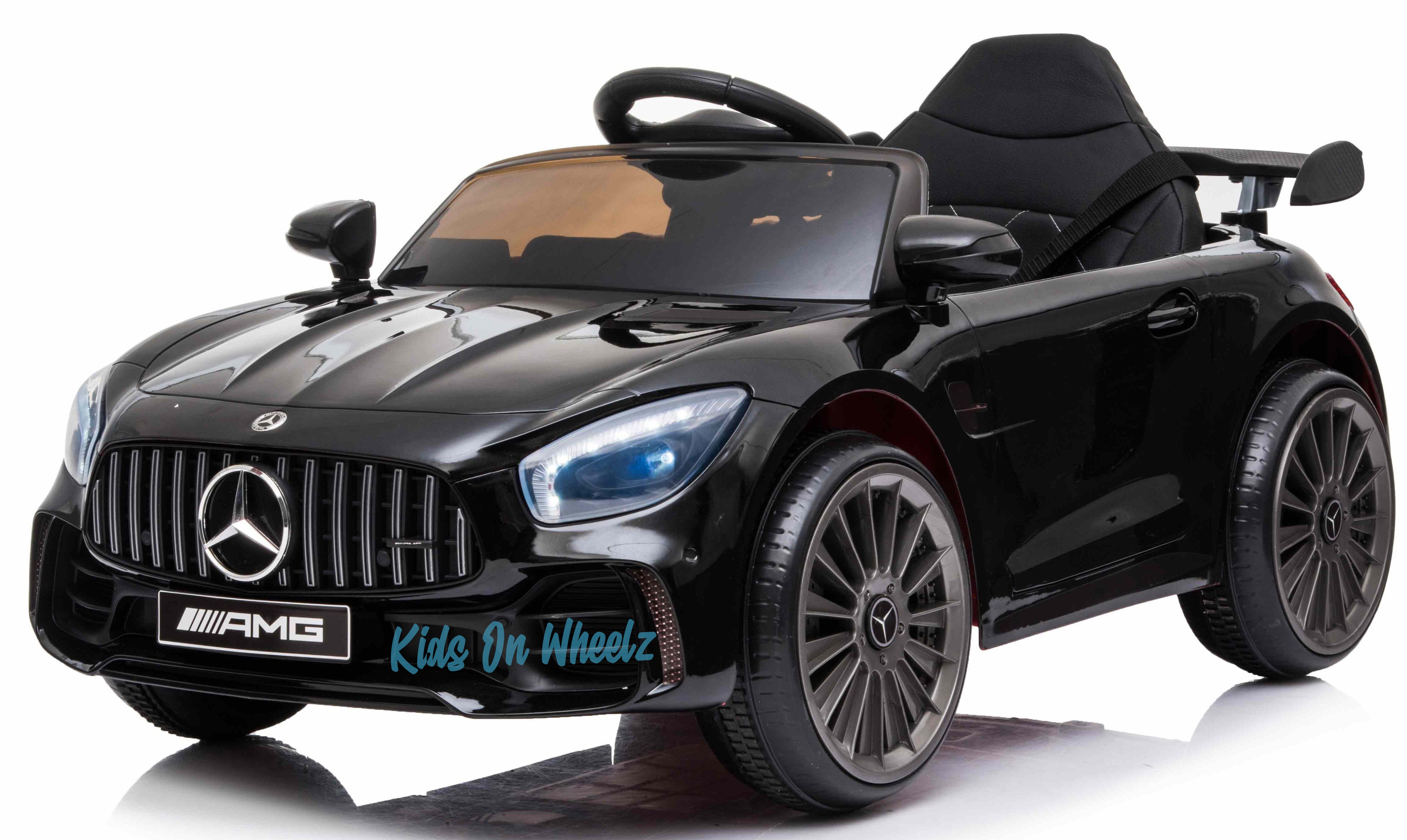 Ride On Cars For Kids Mercedes AMG 12V 1 Seat -Black at Kids On Wheelz