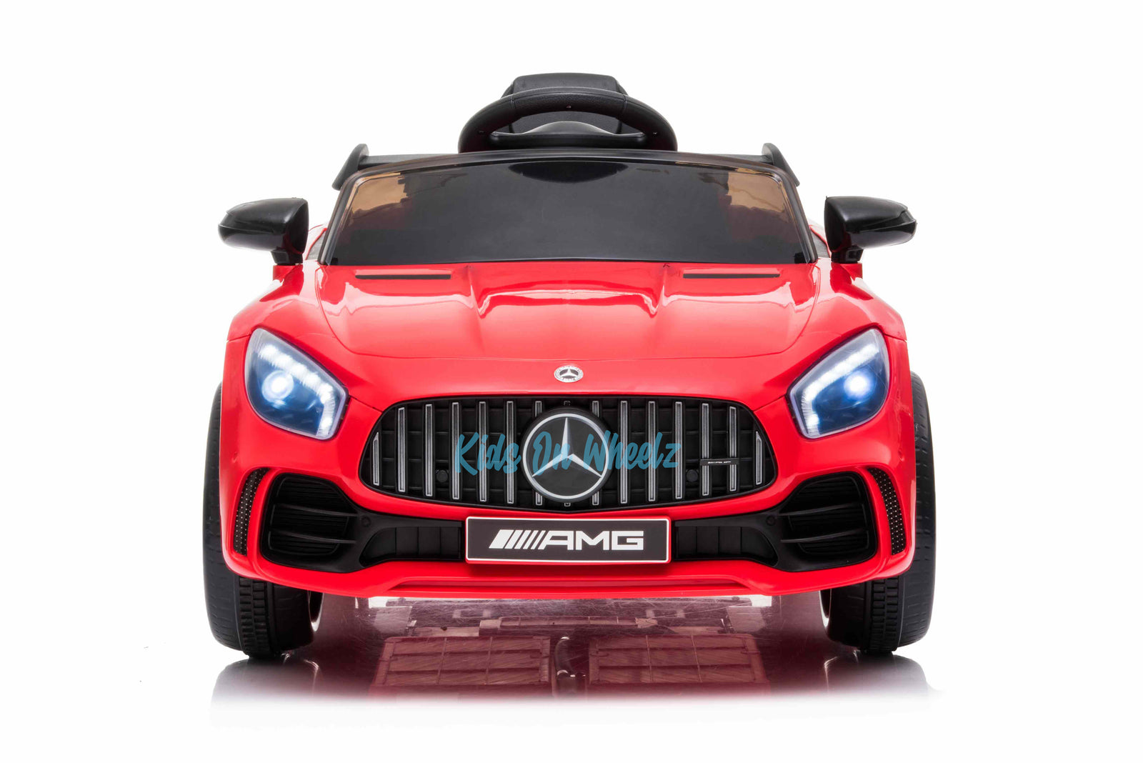 12V Mercedes Benz AMG GTR Ride On Car Stylish Red for Kids Kids On Wheelz