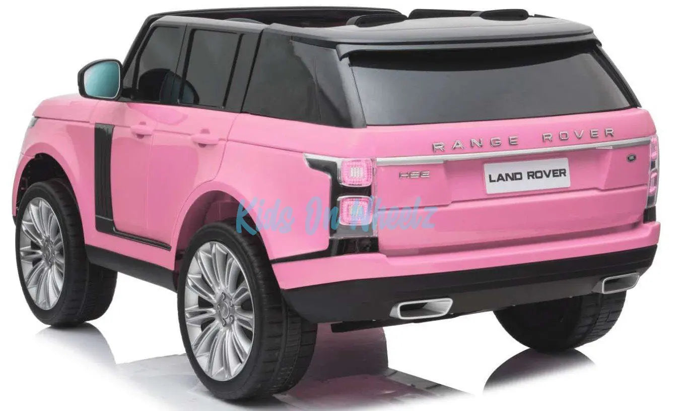 Pre-Order Ride-On Car 12V Range Rover 2-Seater Pink – Kids On Wheelz