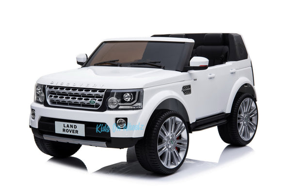 LAND ROVER DISCOVERY 12V KIDS RIDE ON 2 PLACES - BLANC