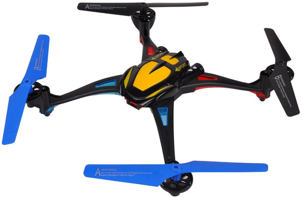 NIHUI U807 2.4Ghz 4 Channel 6 AXIS Mid Quad w/ 2MP HD camera, Headless Mode, Bonus Battery-Drone-Voltz Toys