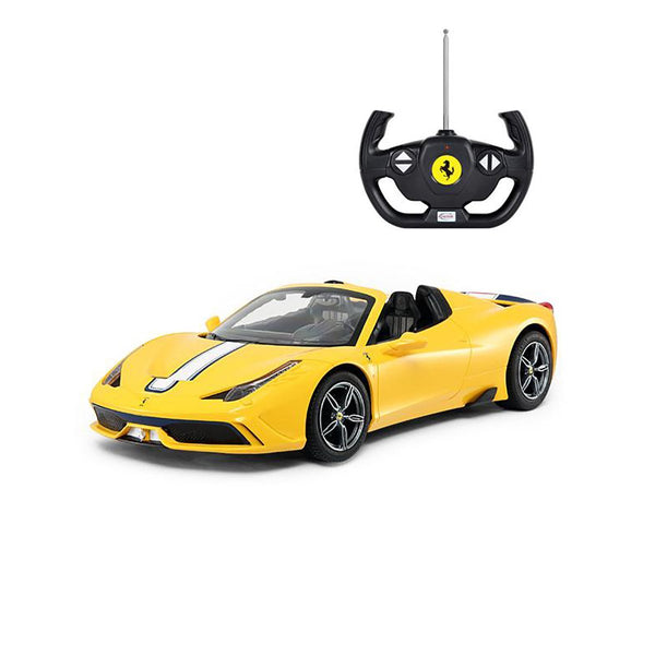 Rastar 1:14 R/C FERRARI 458 Speciale A (Convertible Version, Horn, Front/Rear Lights) Remote Control Car for Kids
