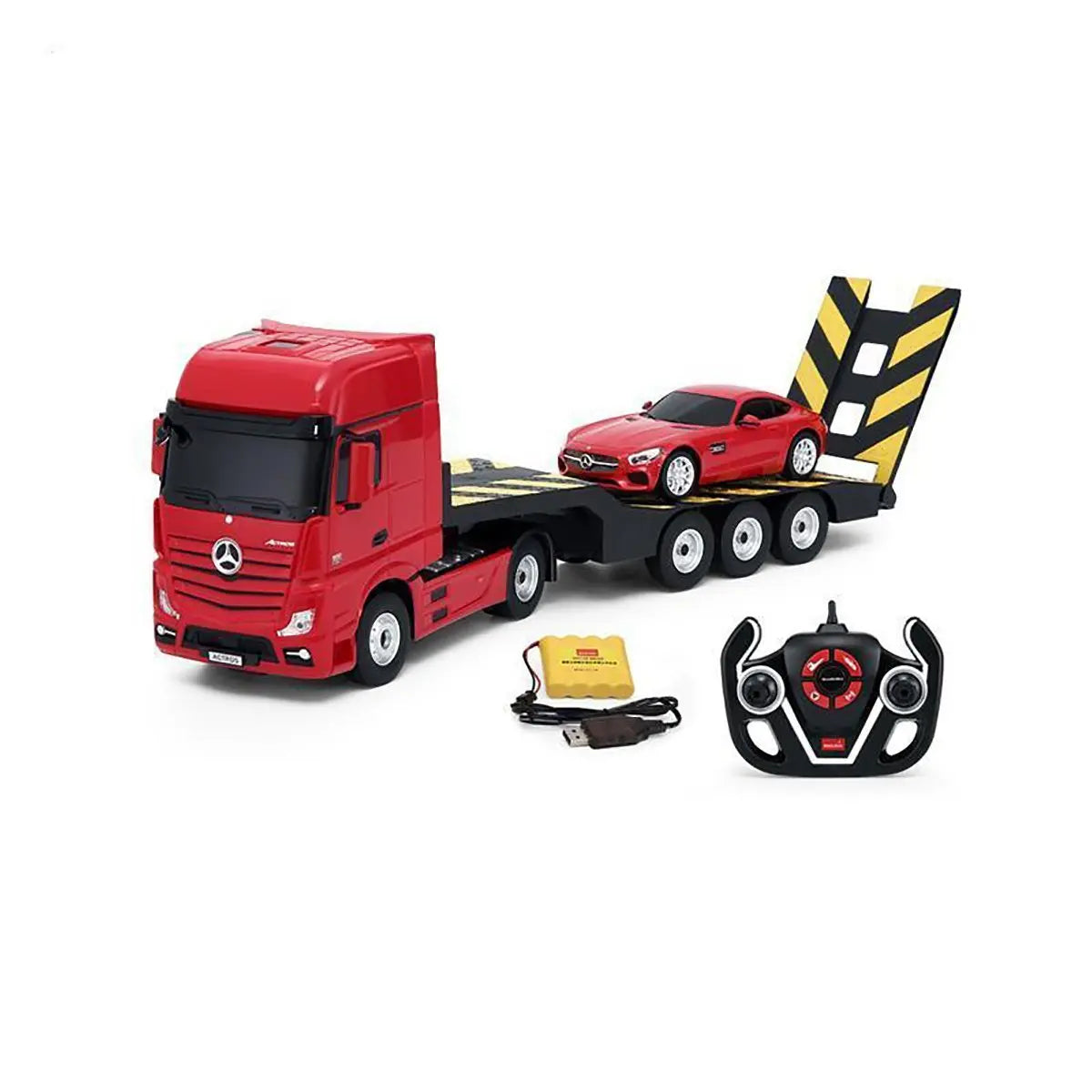 Rastar Mercedes-Benz Actros with 1:24 Car RC Set | Licensed Model