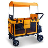 W4 Original Multifunctional Quad Stroller Wagon (4 Seater) Sunset Orange - Wonderfold