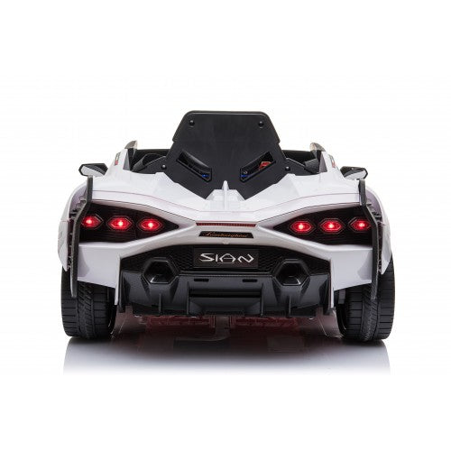 Official Licensed Lamborghini Sian 12V Electric Kids Ride On - White