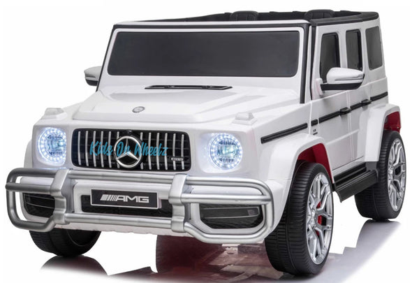 MERCEDES BENZ G63 4WD KIDS RIDE ON 24V - WHITE SOLD  OUT |