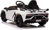 Lamborghini Aventador SVJ 12V Electric Ride-On Car for Kids with Parental Remote Control, Voltz Toys