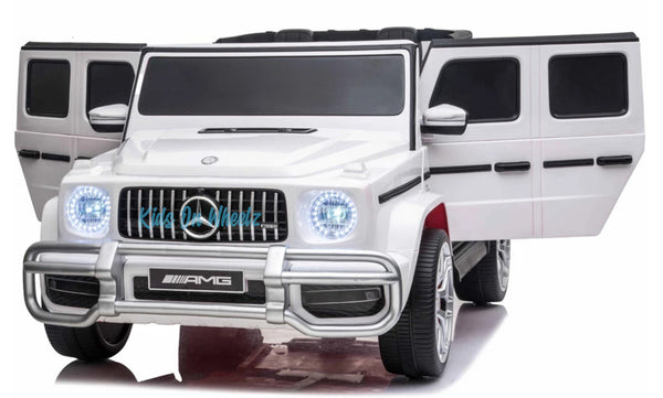 MERCEDES BENZ G63 4WD KIDS RIDE ON 24V - WHITE SOLD  OUT |